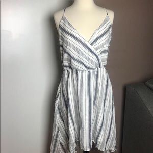 Target Brand Cute criss cross dress black & white